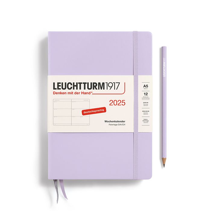 Wochenkalender Medium (A5) 2025, Lilac, Deutsch