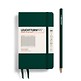 Notizbuch Pocket (A6), Hardcover, 187 nummerierte Seiten, Forest Green, Kariert